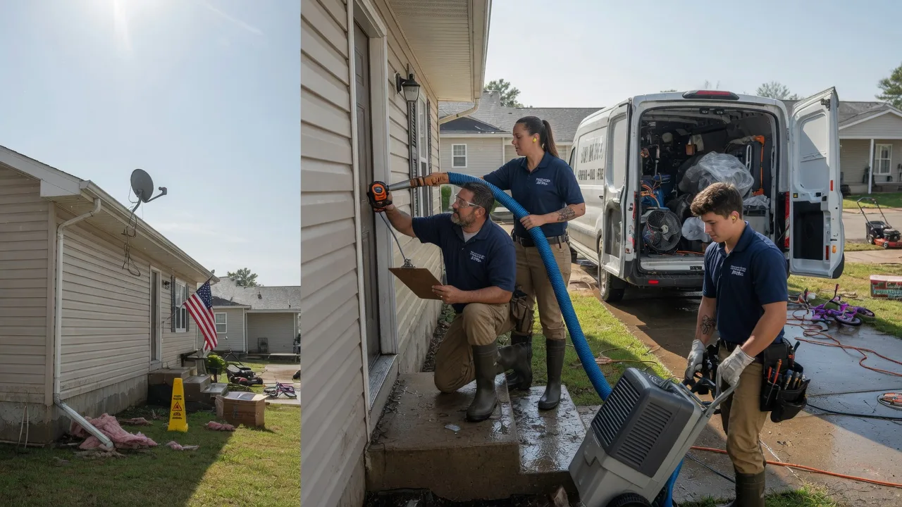 Ceiling Water Damage Restoration in West Van Lear, KY near me